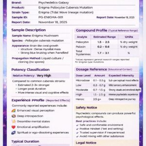 Buy Enigma Magic Mushrooms report