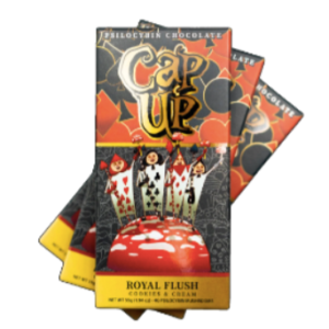 Buy Cap Up Mushroom Chocolate Bars royal flush