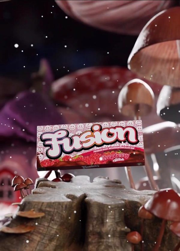 Buy Fusion Mushroom Chocolate Bars Raspberry Dark