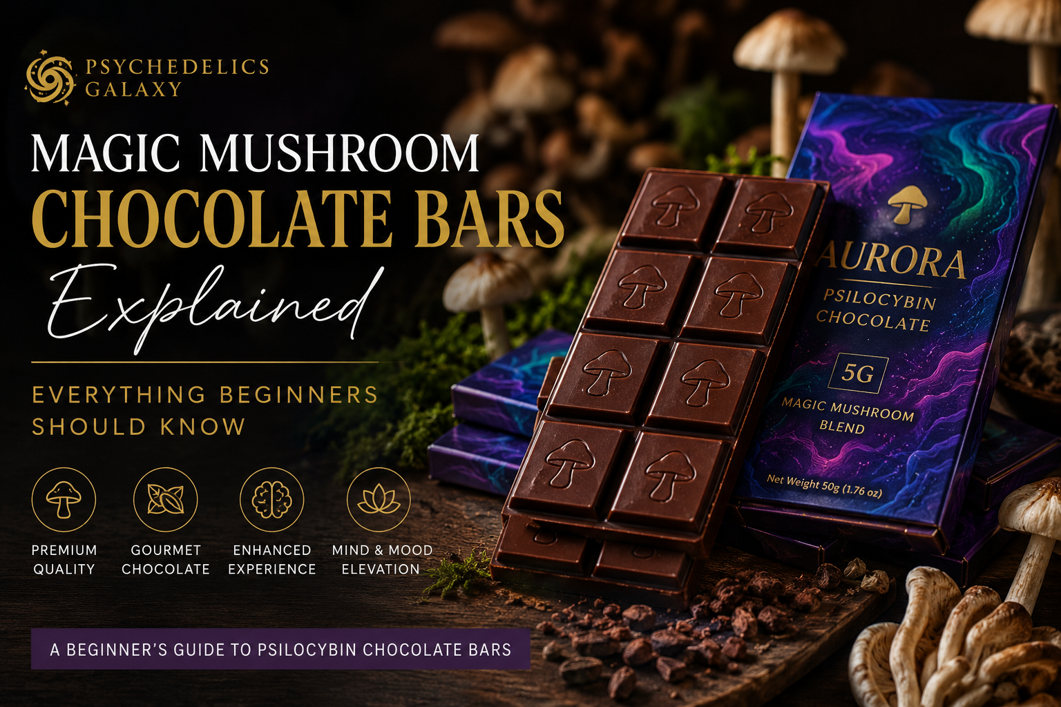 Magic Mushroom Chocolate Bars Explained: Everything Beginners Should Know
