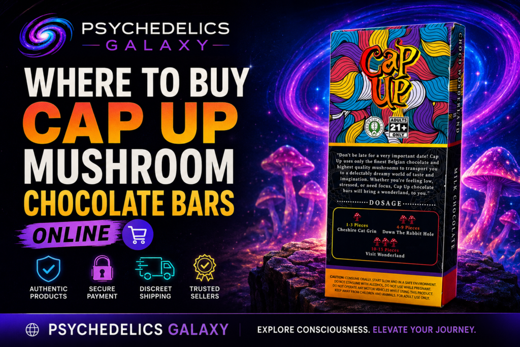Where to Buy Cap Up Mushroom Chocolate Bars Online